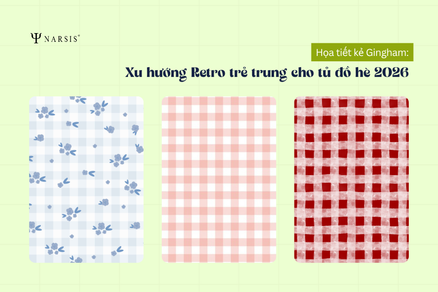Họa tiết kẻ Gingham: Xu hướng Retro trẻ trung cho tủ đồ hè 2026