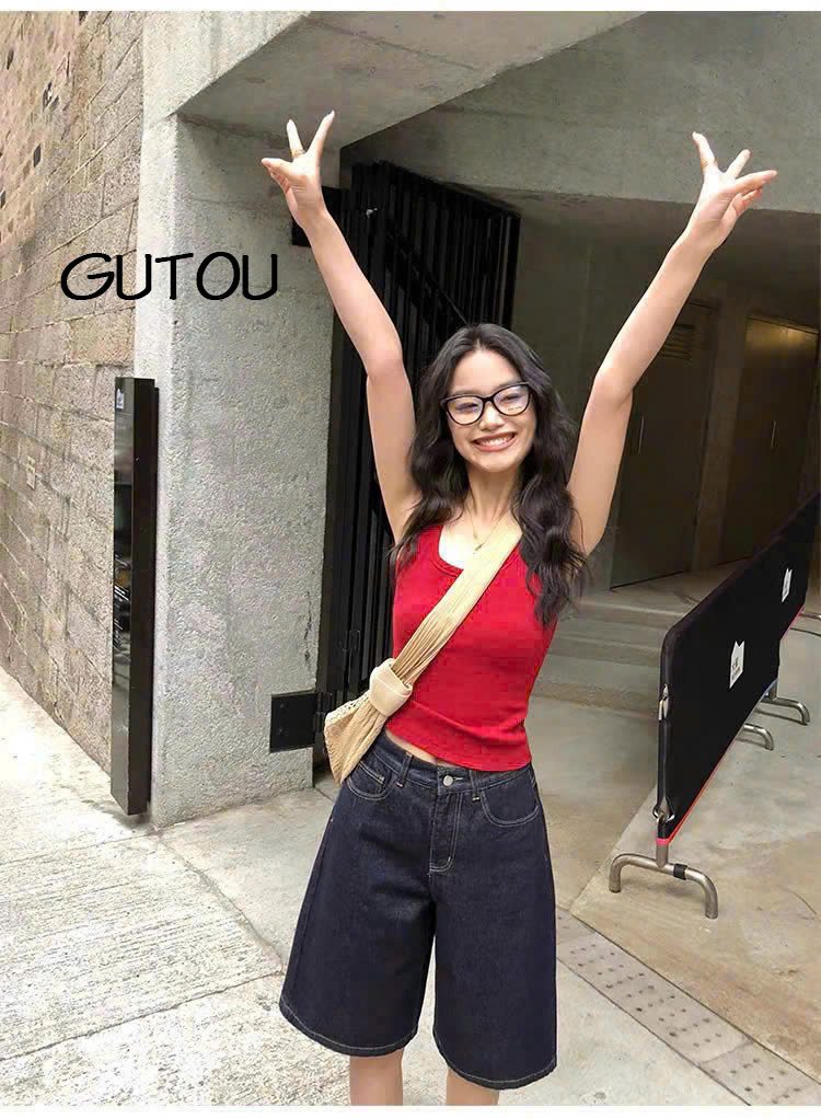 [ GUTOU ] Quần Jean Lửng New Basic_thumbnail_4