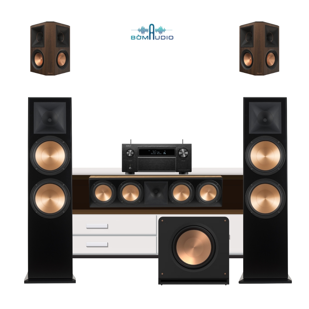 Combo Amply DENON DENON AVC-A1H + Front KLIPSCH RF 7 III + Center KLIPSCH RC64 III + Surround KLIPSCH RP 502S II + Sub KLIPSCH RP-1600SW - B126_thumbnail_0