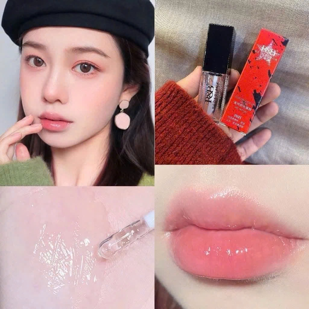 [R&B] Son bóng khóa màu R&B Red & Black 5ml_thumbnail_2