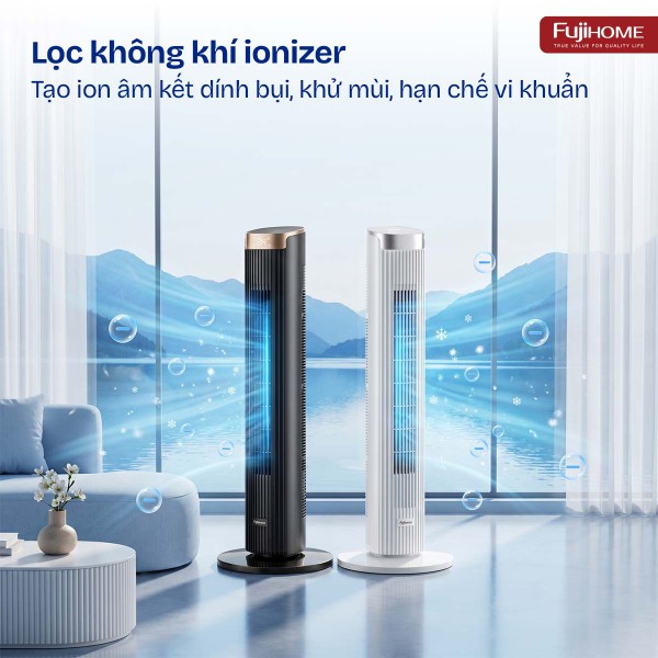 Quạt tháp lọc khí TF-21L-DC (Đen + Gold)_thumbnail_5