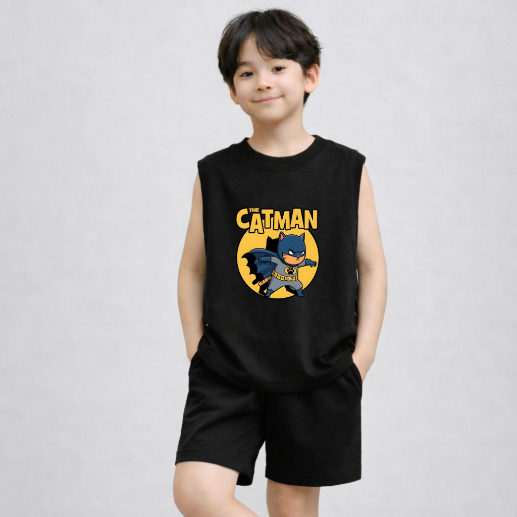 Set bộ ba lỗ bé trai hình CATMAN - Quần áo bé trai Loza Kids BL658_thumbnail_3