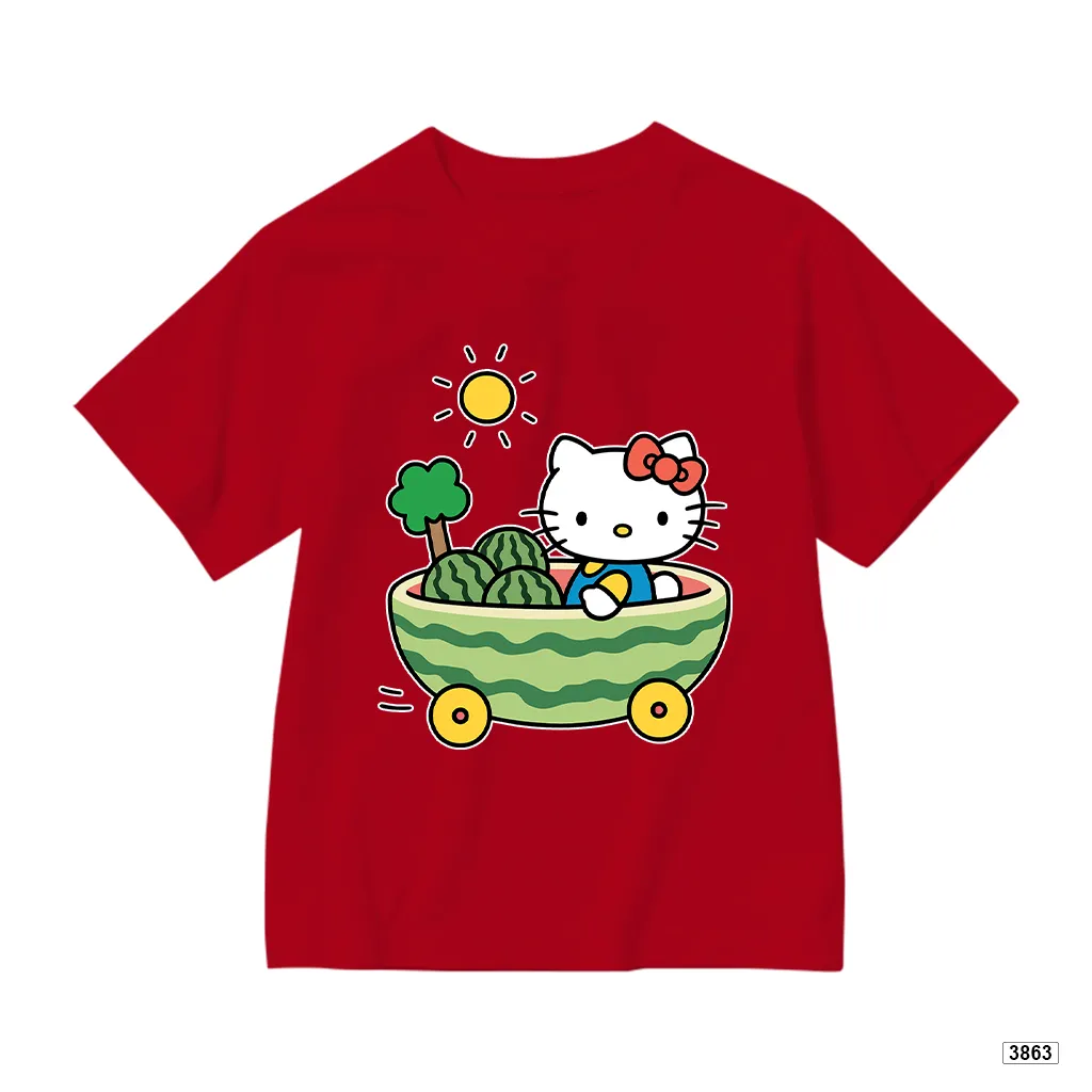 Áo thun bé gái form rộng Kittie Watermelon Kado 3863_thumbnail_10