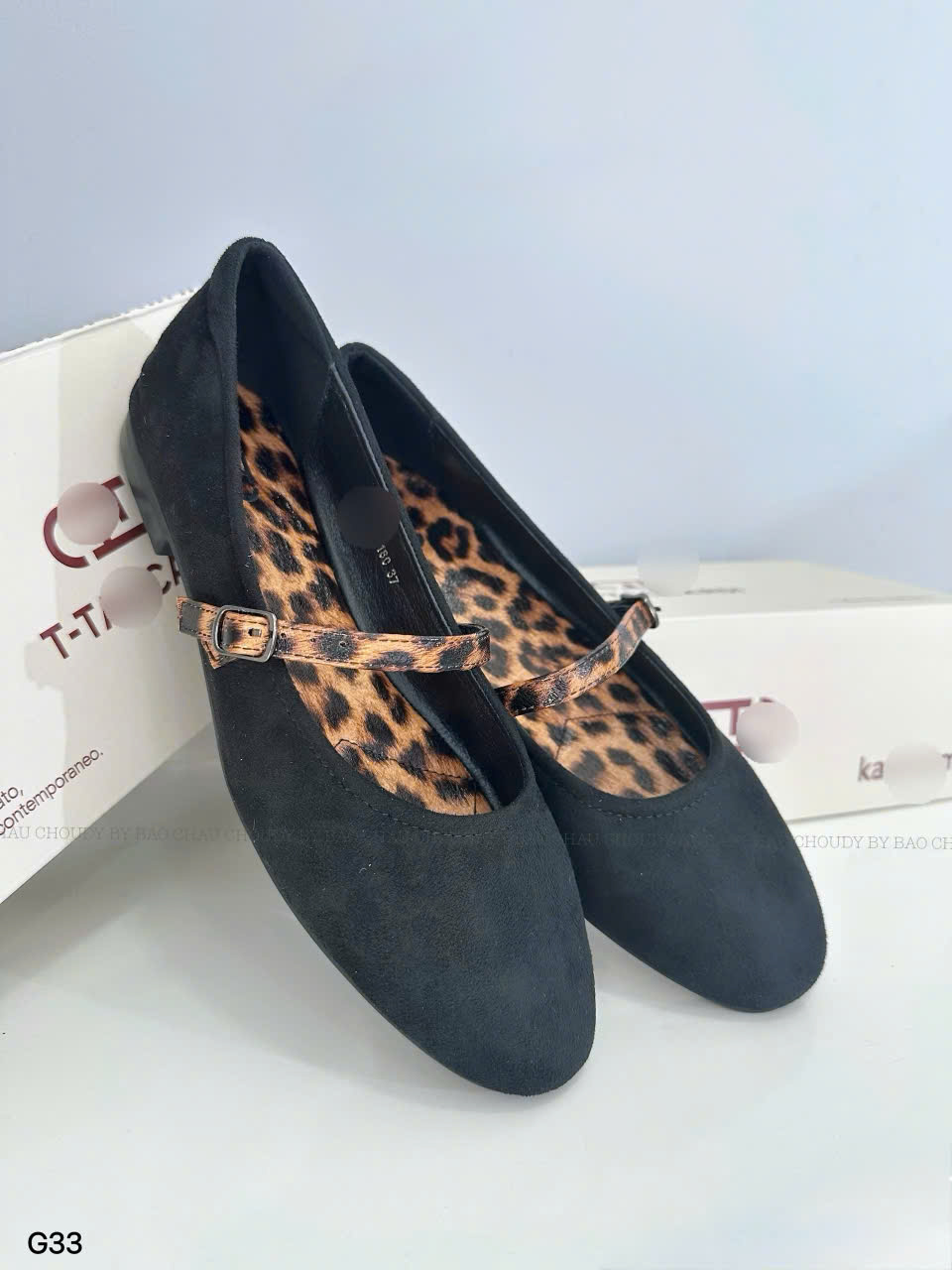 G33 GIÀY BÚP BÊ ĐEN