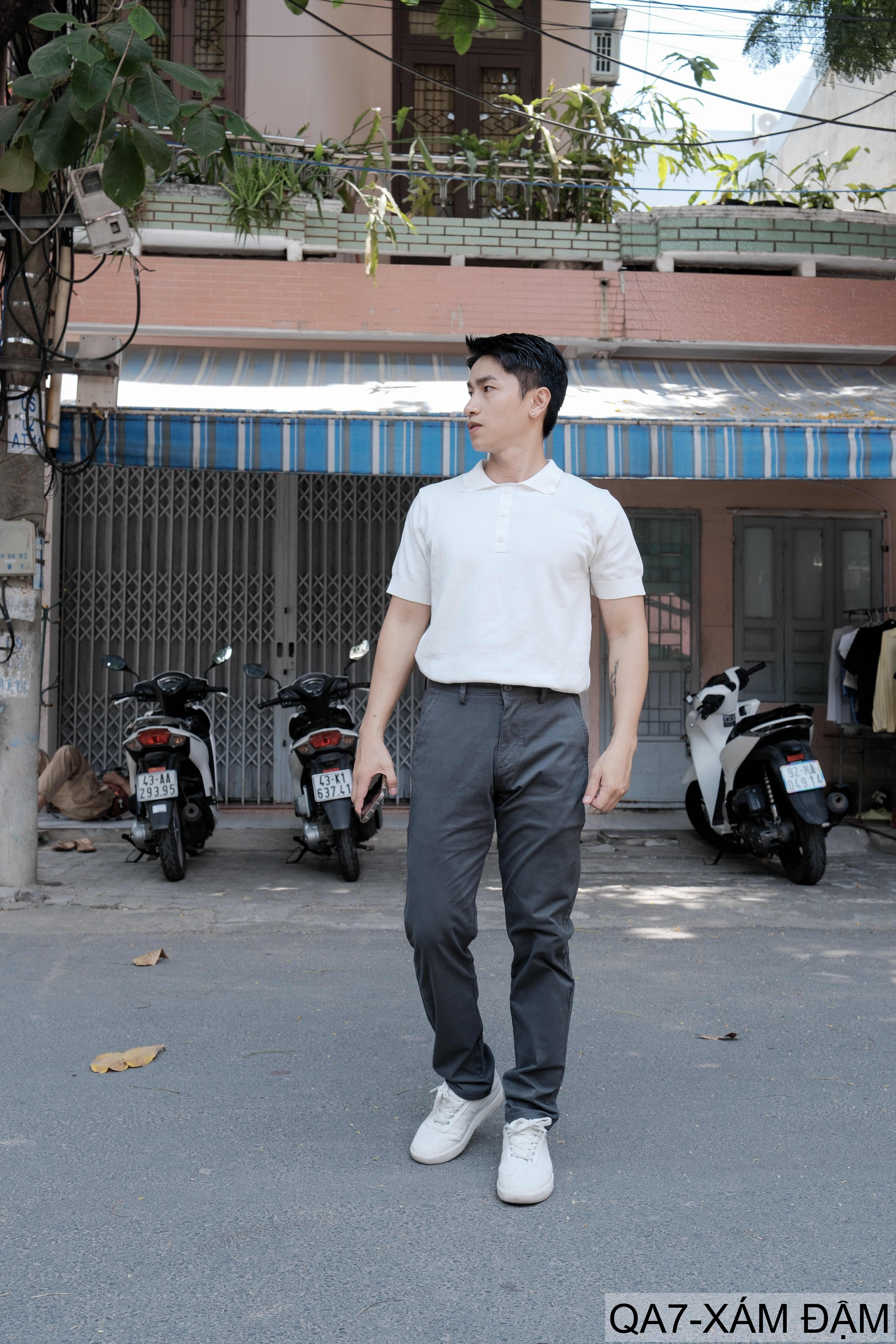 QA7 - Quần Ống Rộng Nam Phong Cách Nhật Bản Cổ Điển, Chất Cotton Mềm Mại, Dễ Phối Đồ 4 Mùa_thumbnail_22