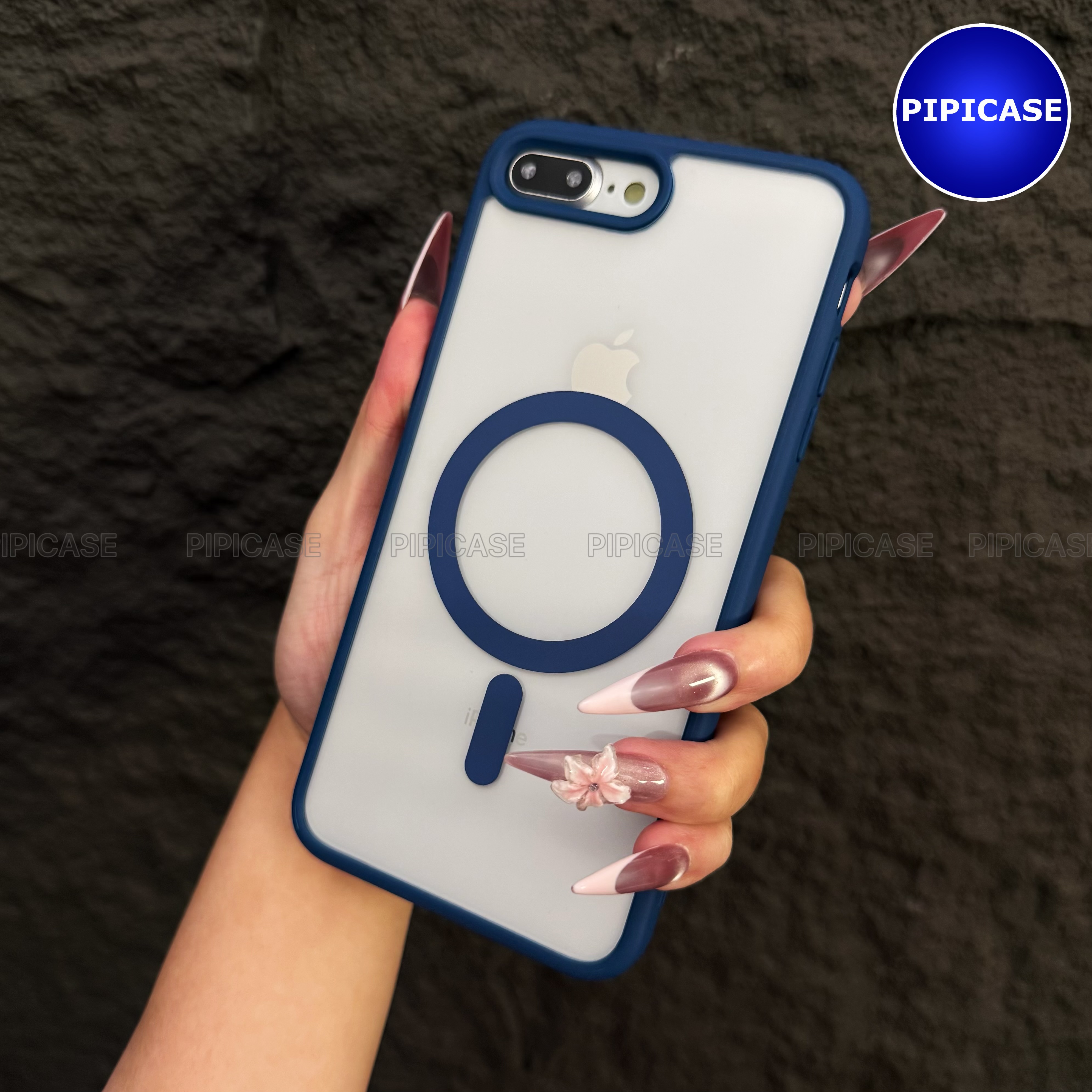 Ốp Lưng iPhone 7 Plus / 8 Plus - Chic - Xanh Dương_thumbnail_6