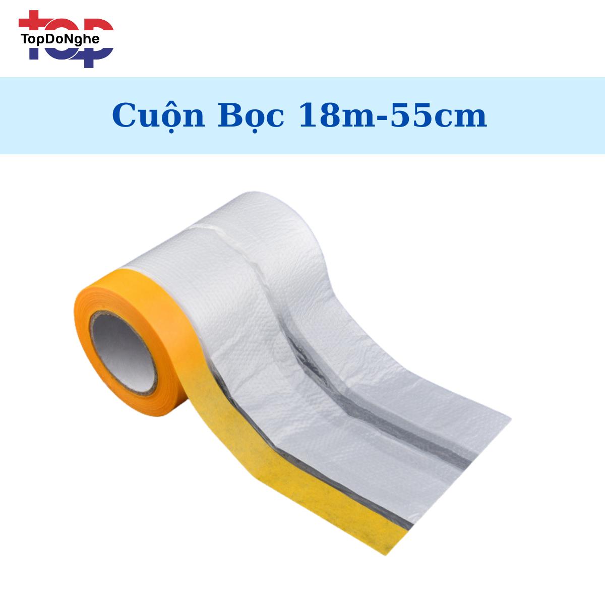 Màng Nilon che bụi đa năng, bọc hàng, che chắn sơn, bảo vệ  Có một đầu dán dính_thumbnail_5