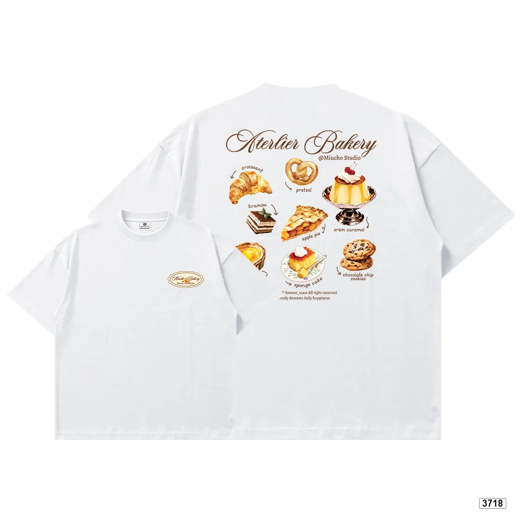 Áo thun unisex form boxy chất thoáng mát Miucho Bakery 3718_thumbnail_9
