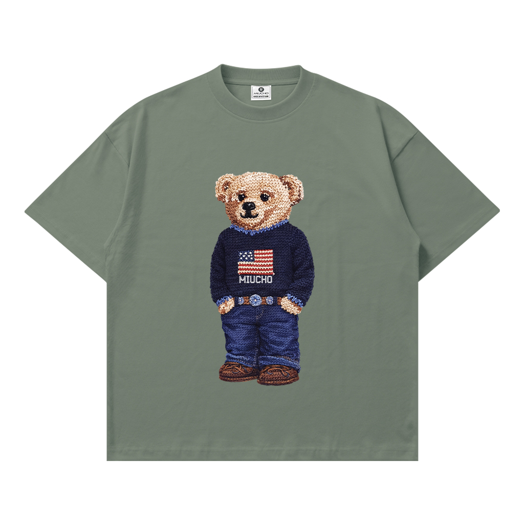 Áo thun boxy nam nữ Teddy đứng form Miucho 3460_thumbnail_10