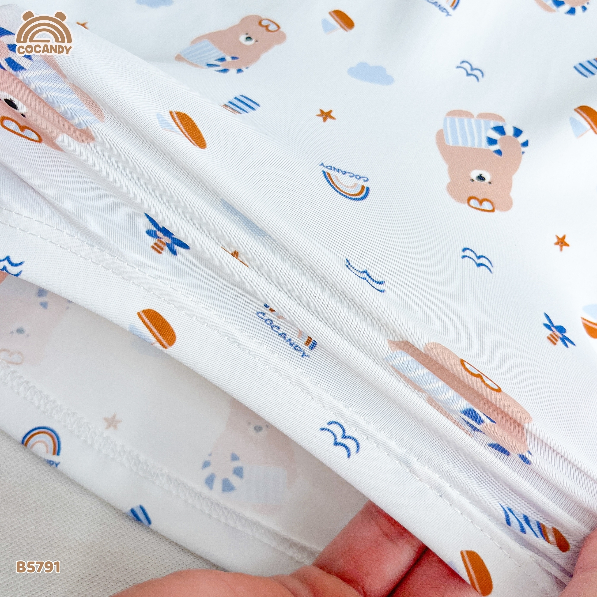 Bộ bơi cộc XANH DƯƠNG hình gấu nâu_thumbnail_4