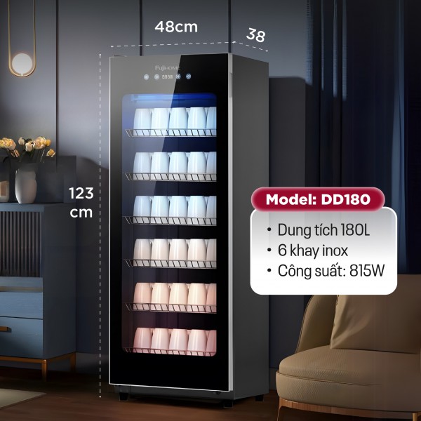 Tủ sấy chén bát tiệt trùng dung tích lớn DD180_thumbnail_4