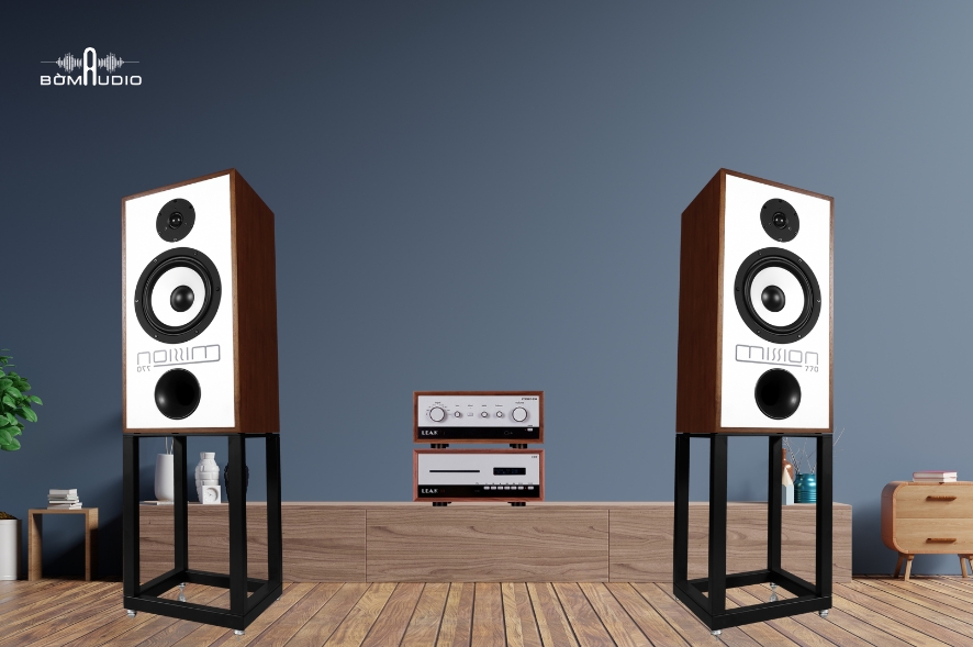 COMBO AMPLY LEAK STEREO 230 + ĐẦU CD LEAK CDT + LOA MISSION 770 - B44