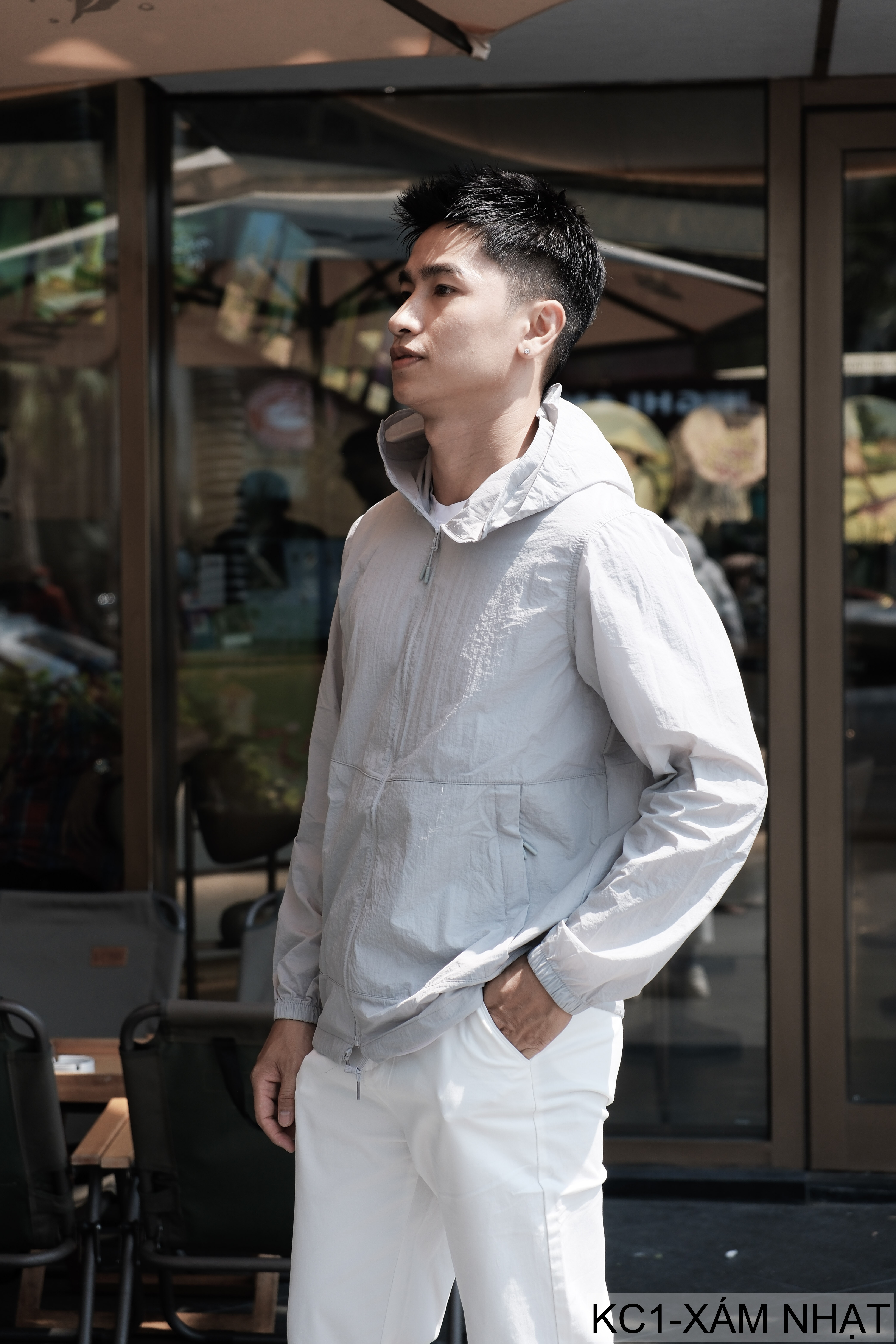 KC1 - Áo khoác chống nắng nam nữ UPF50+ siêu mỏng, thoáng khí, dáng rộng, có mũ trùm đầu_thumbnail_30