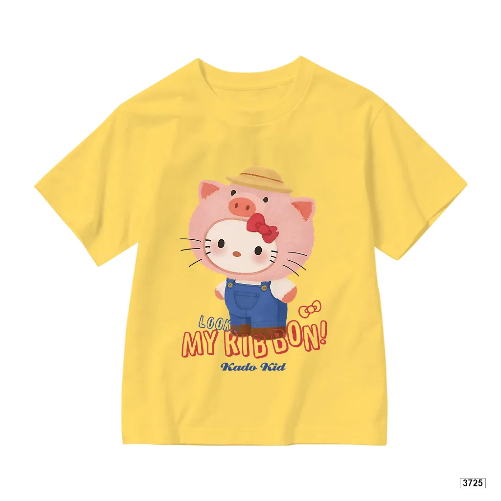 Áo thun bé gái kittie form rộng thoải mái Kado 3725_thumbnail_0