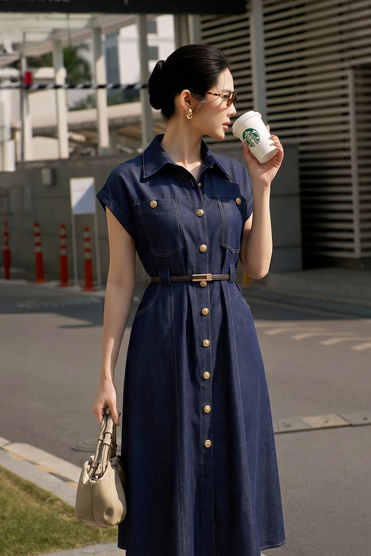 Đầm sơ mi jean 26200_thumbnail_3