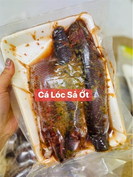 Cá lóc sả ớt ( vỉ )