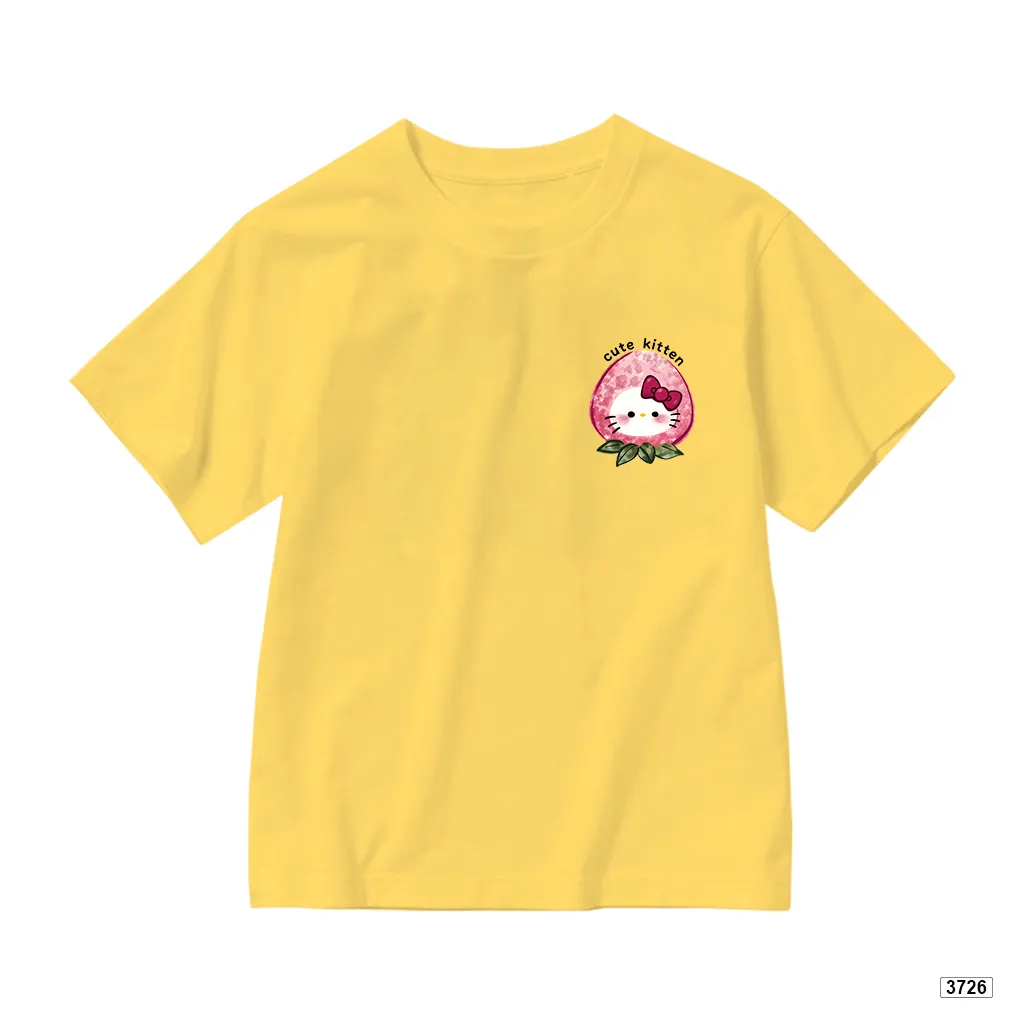 Áo thun bé gái form rộng mùa hè Cute Kitten Kado 3726_thumbnail_0
