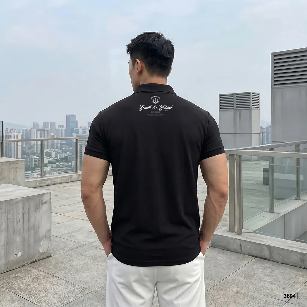 Áo polo nam form vừa chất cá sấu thoáng mát thiết kế cổ điển Polux 3694_thumbnail_5