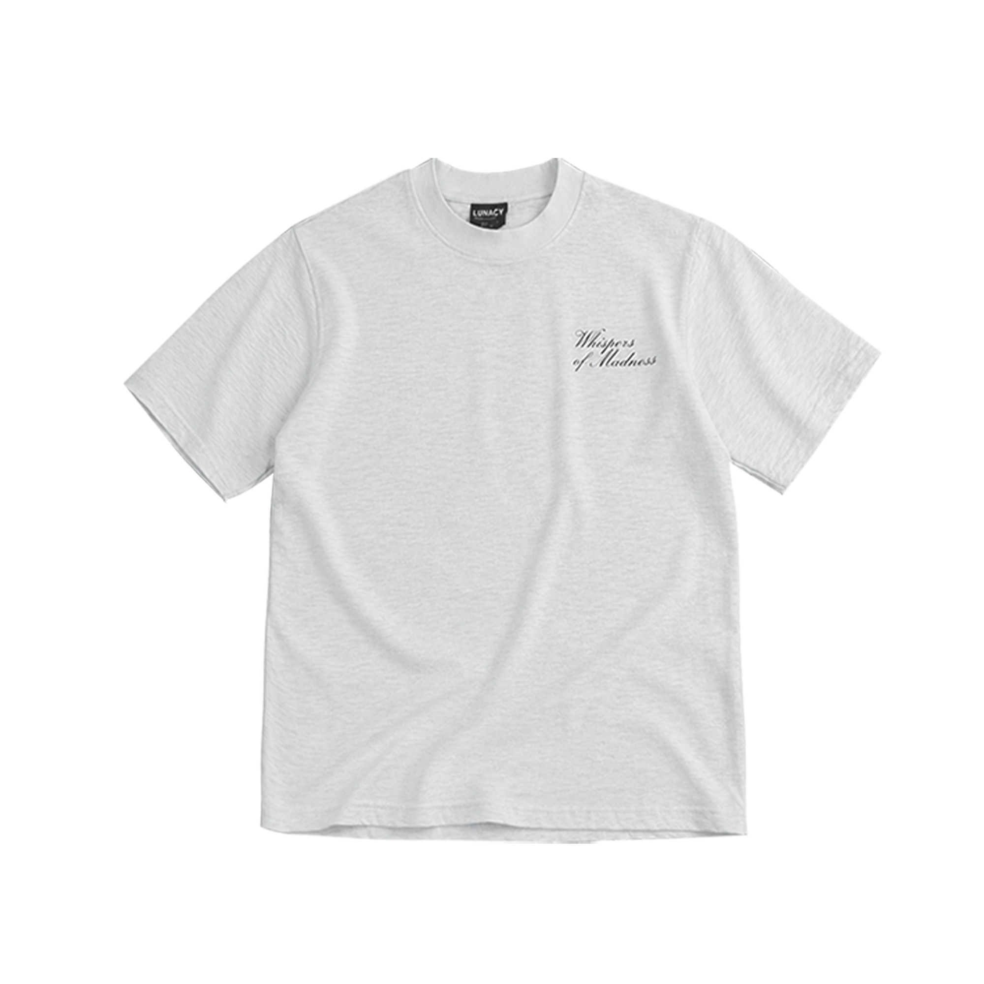 "LUNACY" ETHEREAL T-SHIRT, SLUB COTTON / WHITE