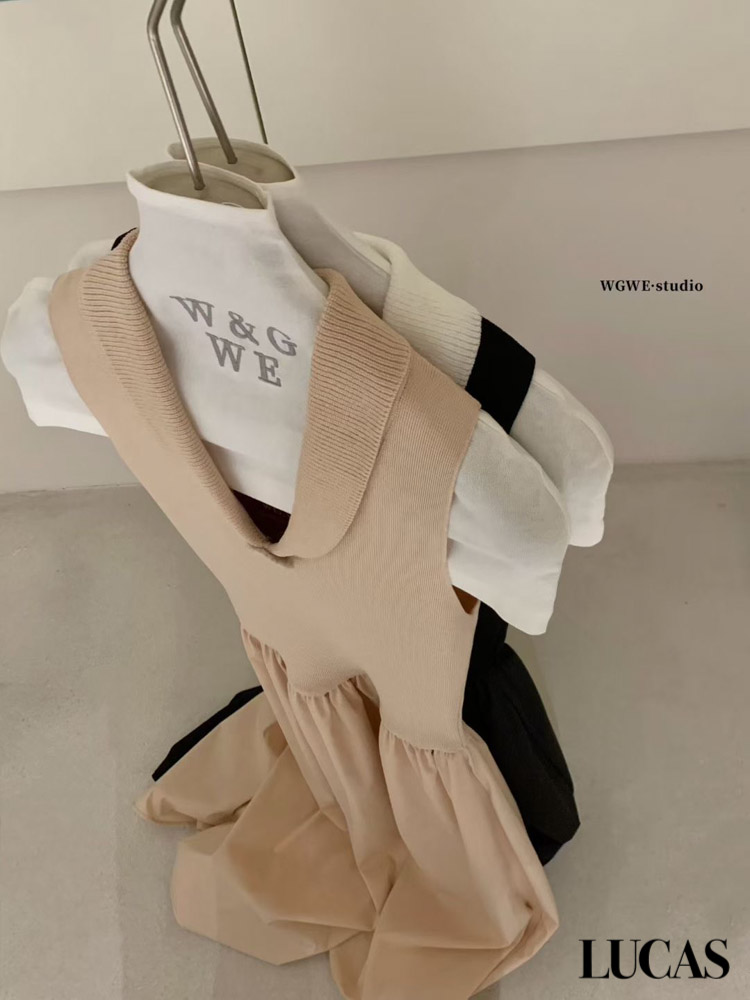 Váy zile cổ bẻ đính hoa trà zile chân xòe_thumbnail_5