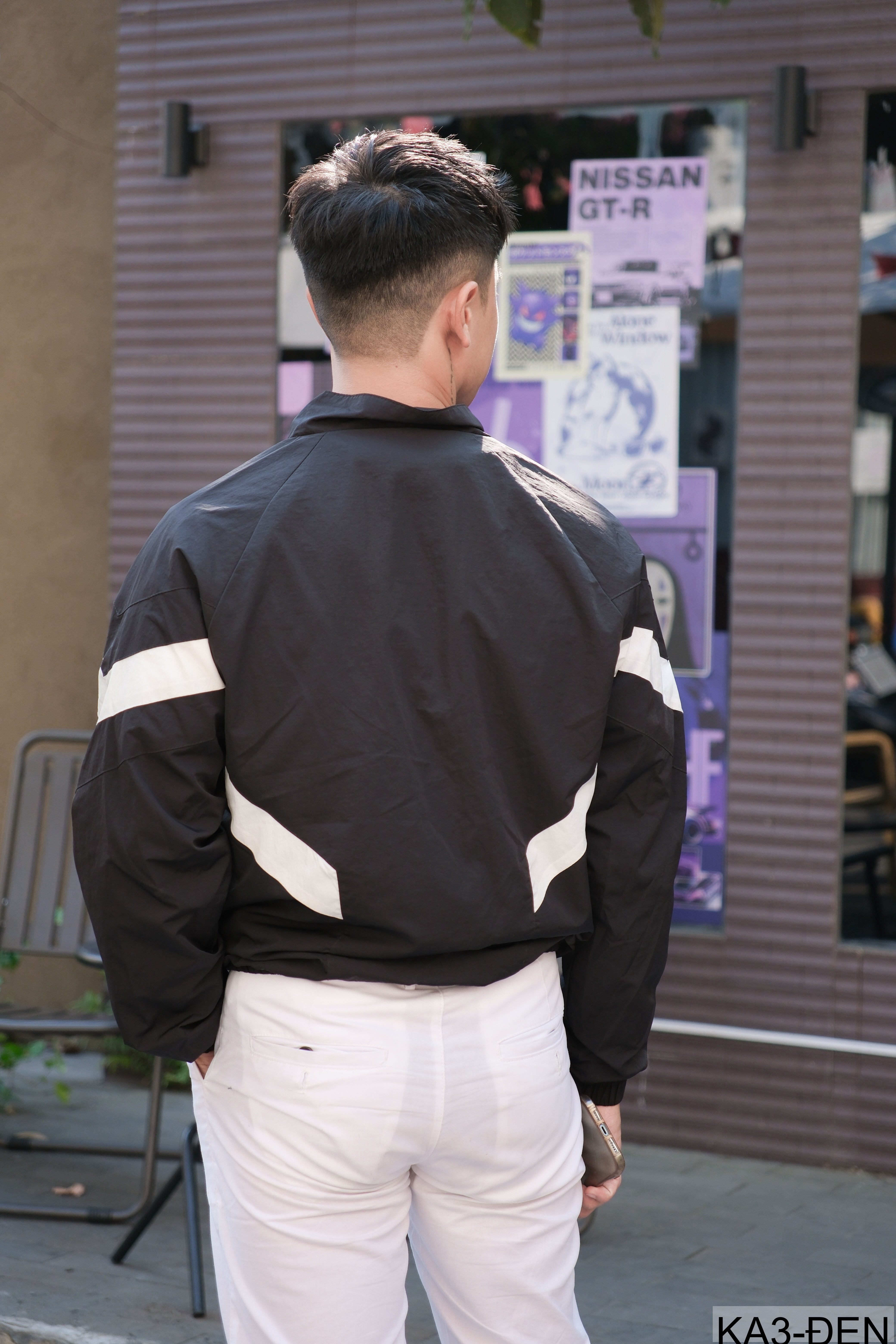 KA3 - Áo khoác nam dáng rộng phối màu cổ đứng phong cách thể thao thoáng khí mùa xuân thu_thumbnail_32