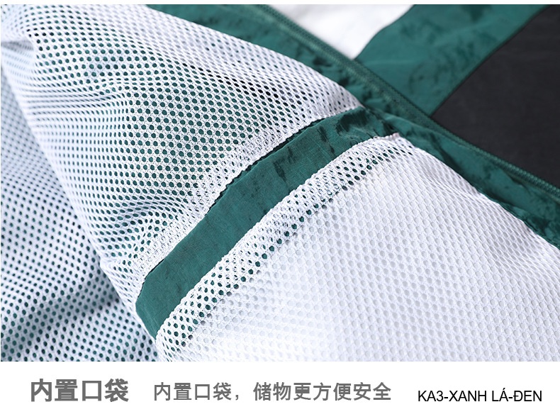 KA3 - Áo khoác nam dáng rộng phối màu cổ đứng phong cách thể thao thoáng khí mùa xuân thu_thumbnail_20