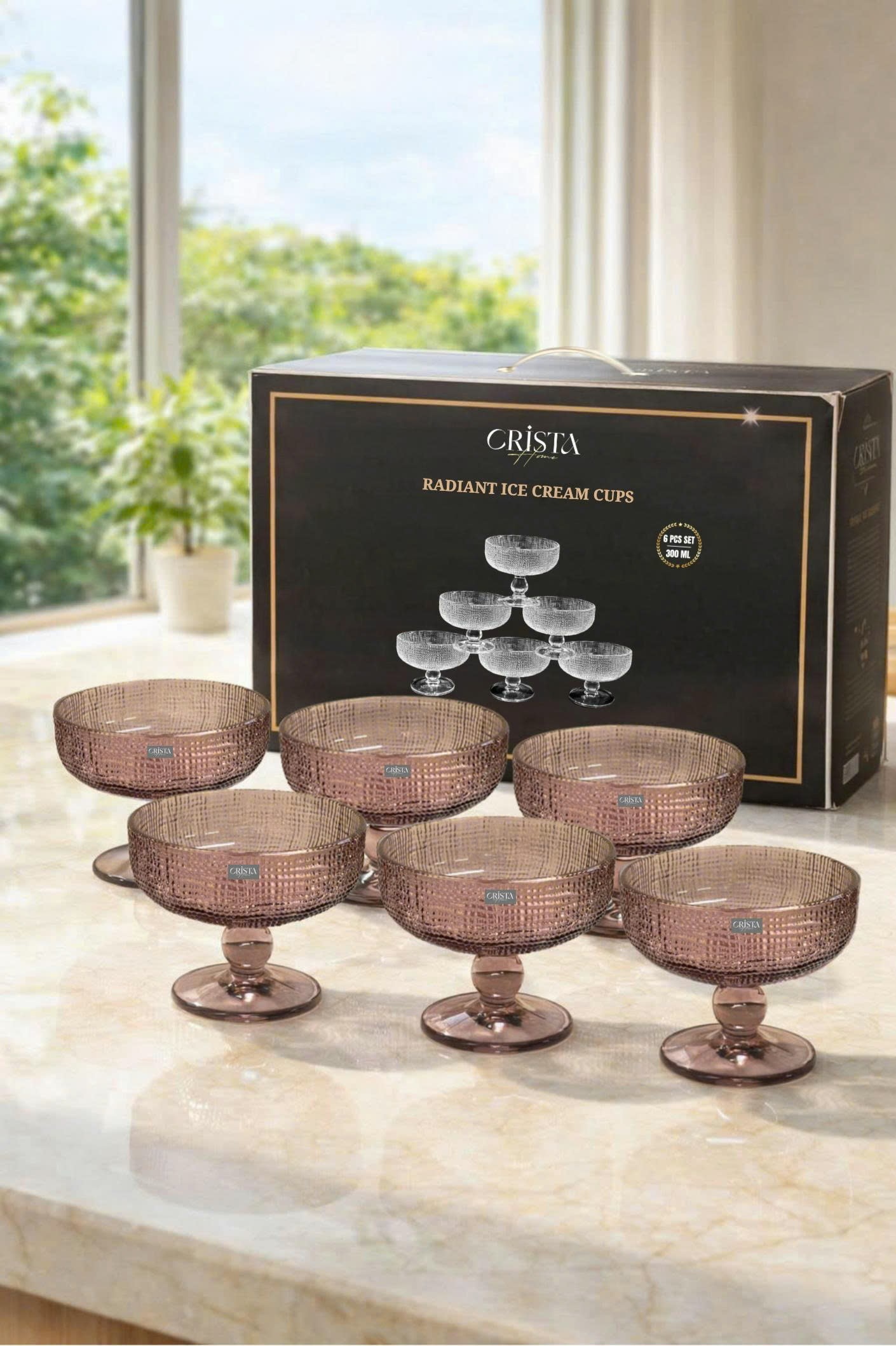 Bộ 6 ly đựng kem màu RADIENT rực rỡ CRISTA HOME,_thumbnail_14