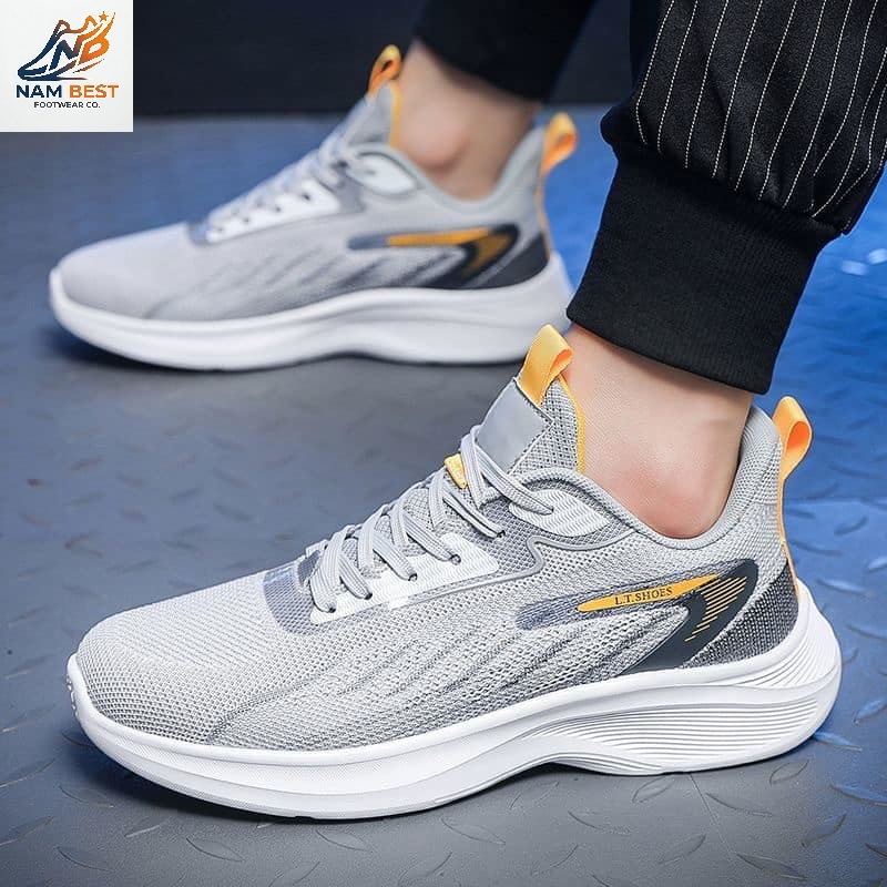 Big Size 39-50 Hàng Chuẩn Đế EVA Siêu Nhẹ - Giày Thể Thao Nam Vải Lưới Thoáng Khí Co Giãn Thoải Mái Đi Chơi Đi Tập_thumbnail_3