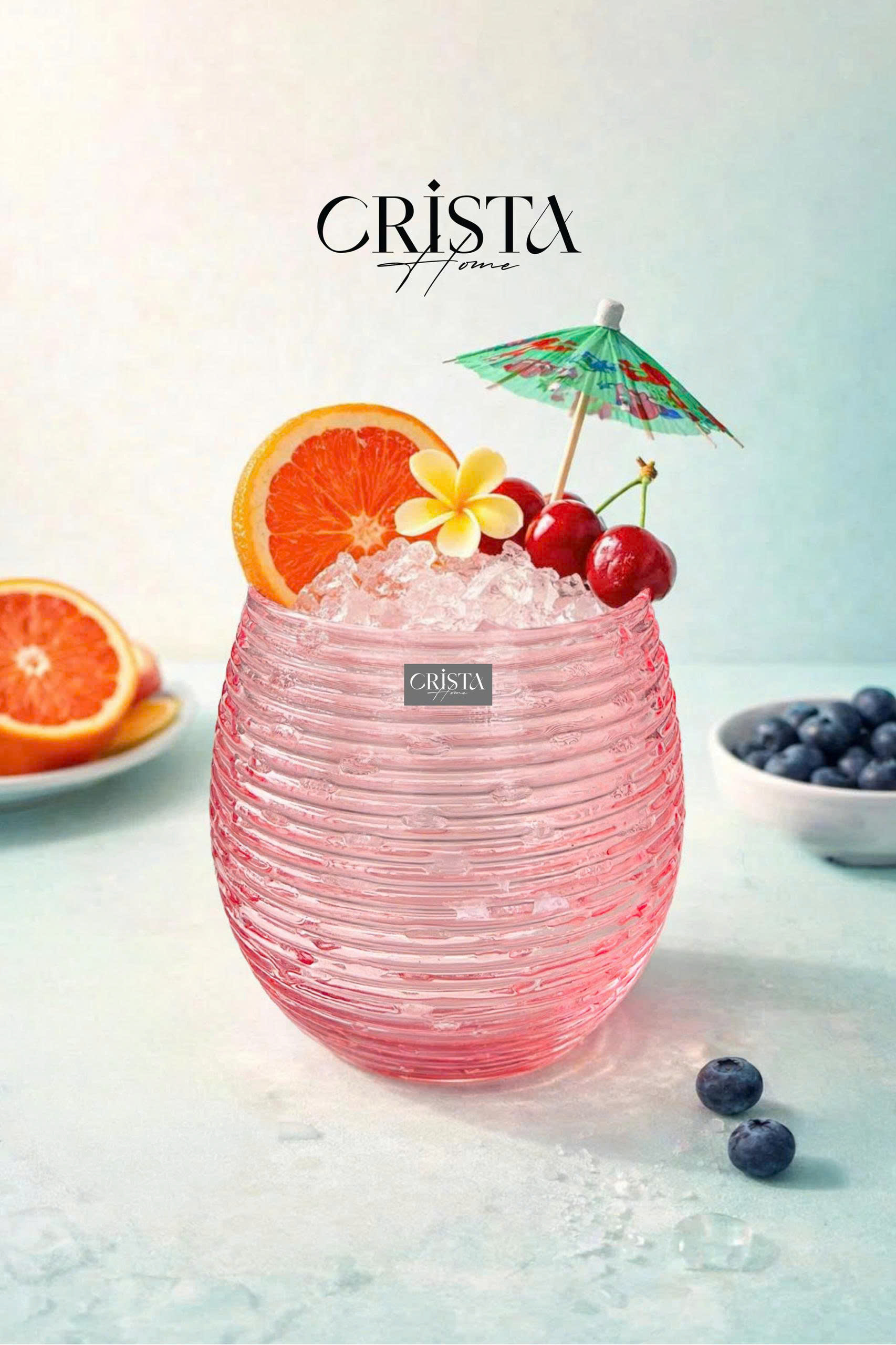 Set 6 cốc thủy tinh dáng bầu vân ngang 300ml Crista Home 60254_thumbnail_13