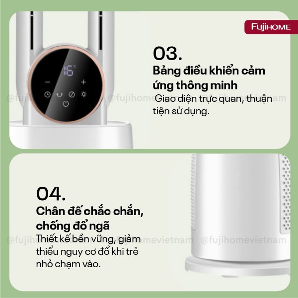 Quạt không cánh tích hợp lọc không khí bằng ion Fujihome BF-03RC_thumbnail_11