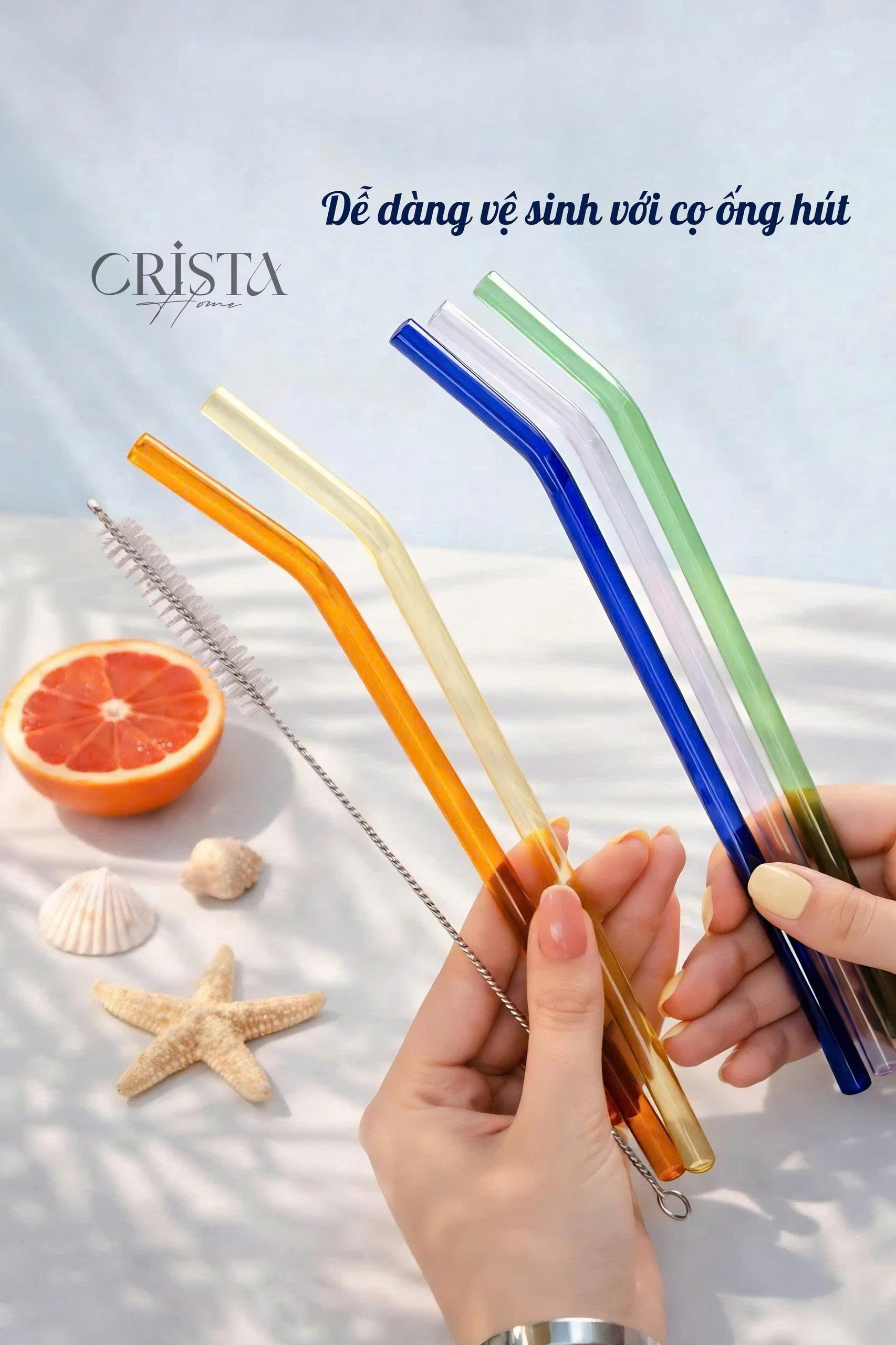 Bộ 5 ống hút thủy tinh màu rực rỡ 23cm CRISTA HOME,_thumbnail_3