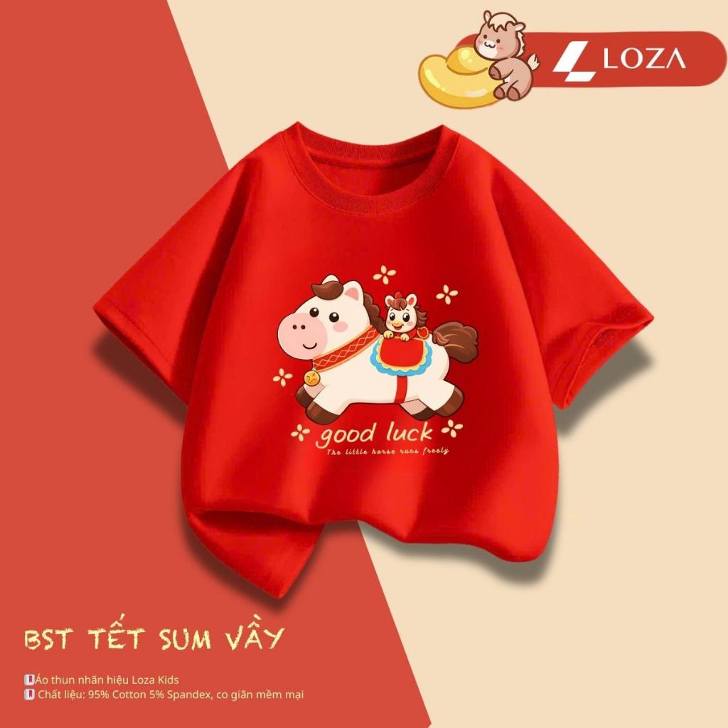 [XẢ KHO SIZE 140] Áo phông cho bé trai/bé gái - Quần áo trẻ em từ 26-30kg - Loza Kids XA0009_thumbnail_49
