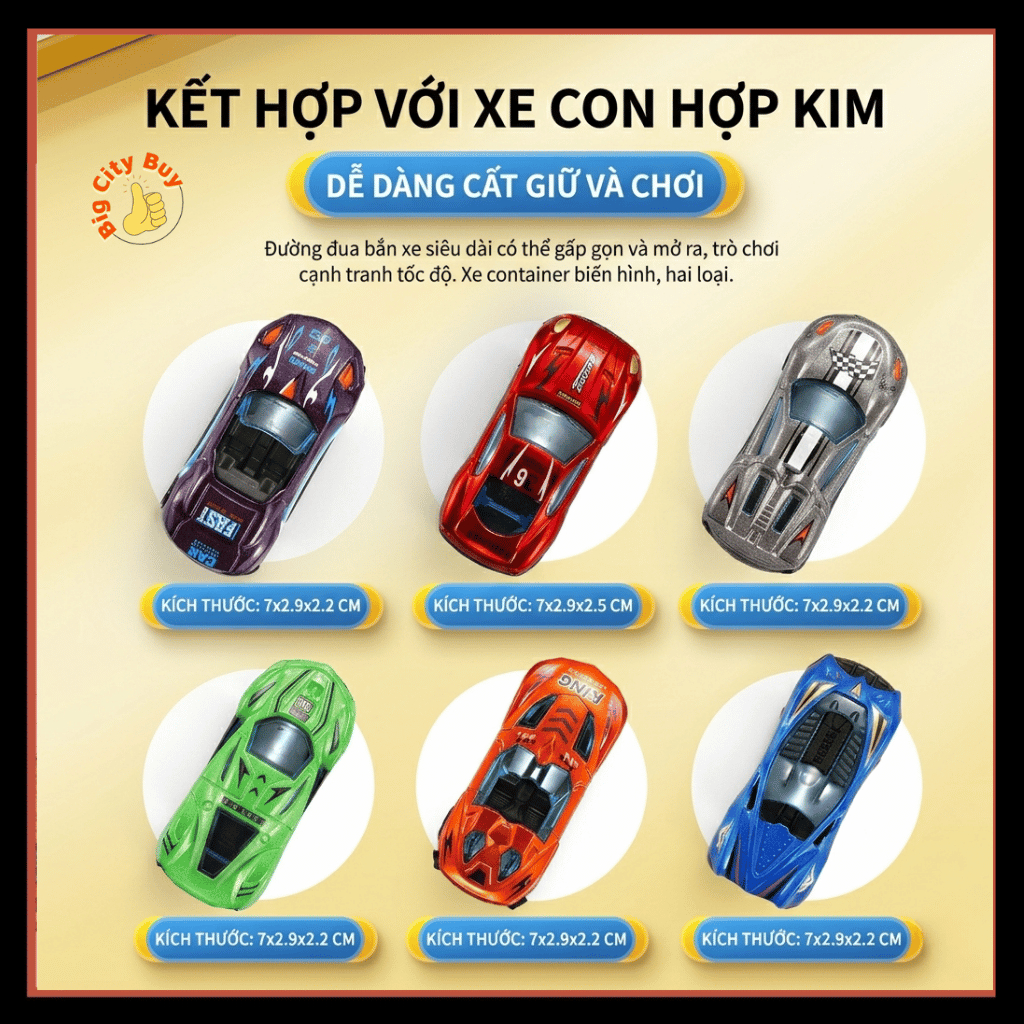 Xe Container Đường Ray Đua Xe Thần Kì 1M65 Cho Bé – Đồ Chơi Giải Trí Tăng Tư Duy Tương Tác Thông Minh BigcityBuy 332XCDR_thumbnail_4