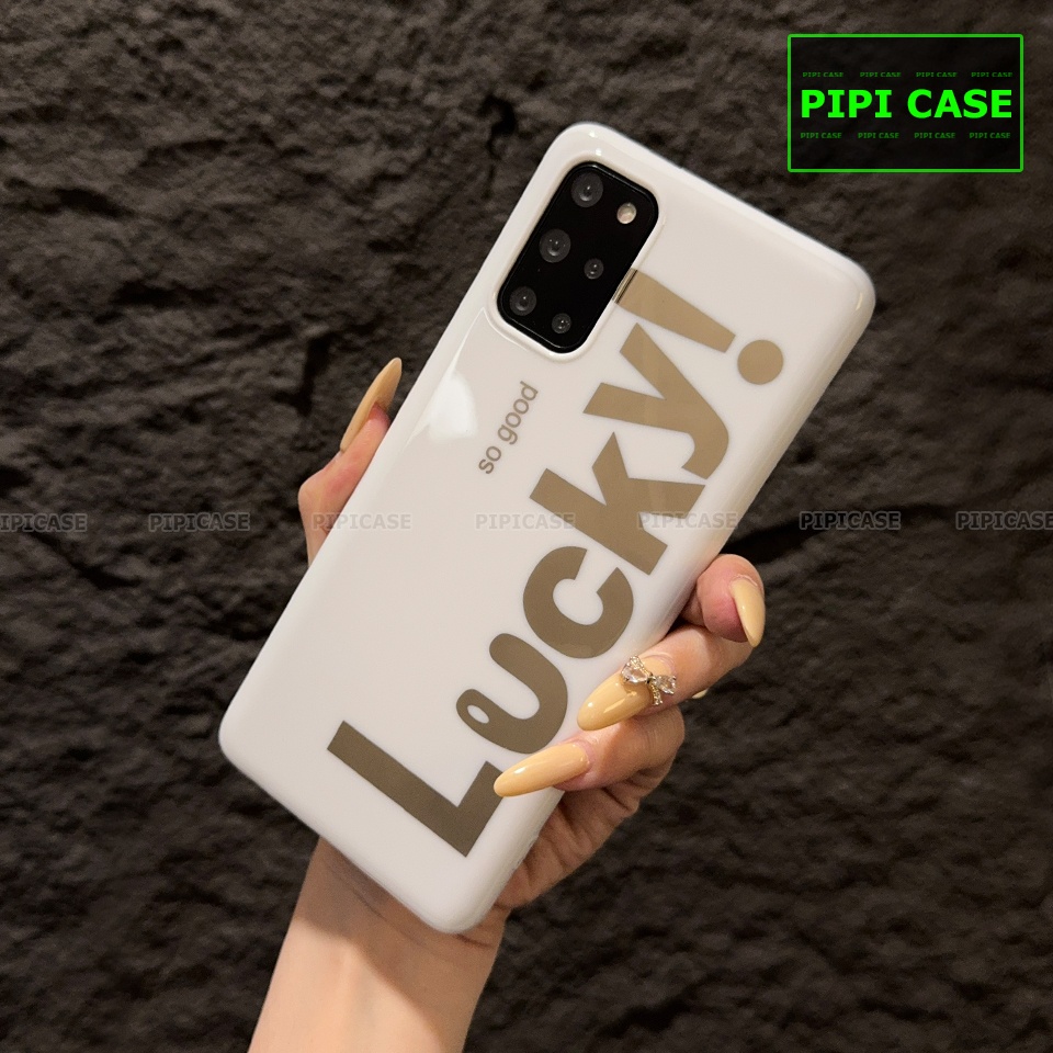 Ốp Lưng Samsung S20 Plus 5G - Lucky - Trắng