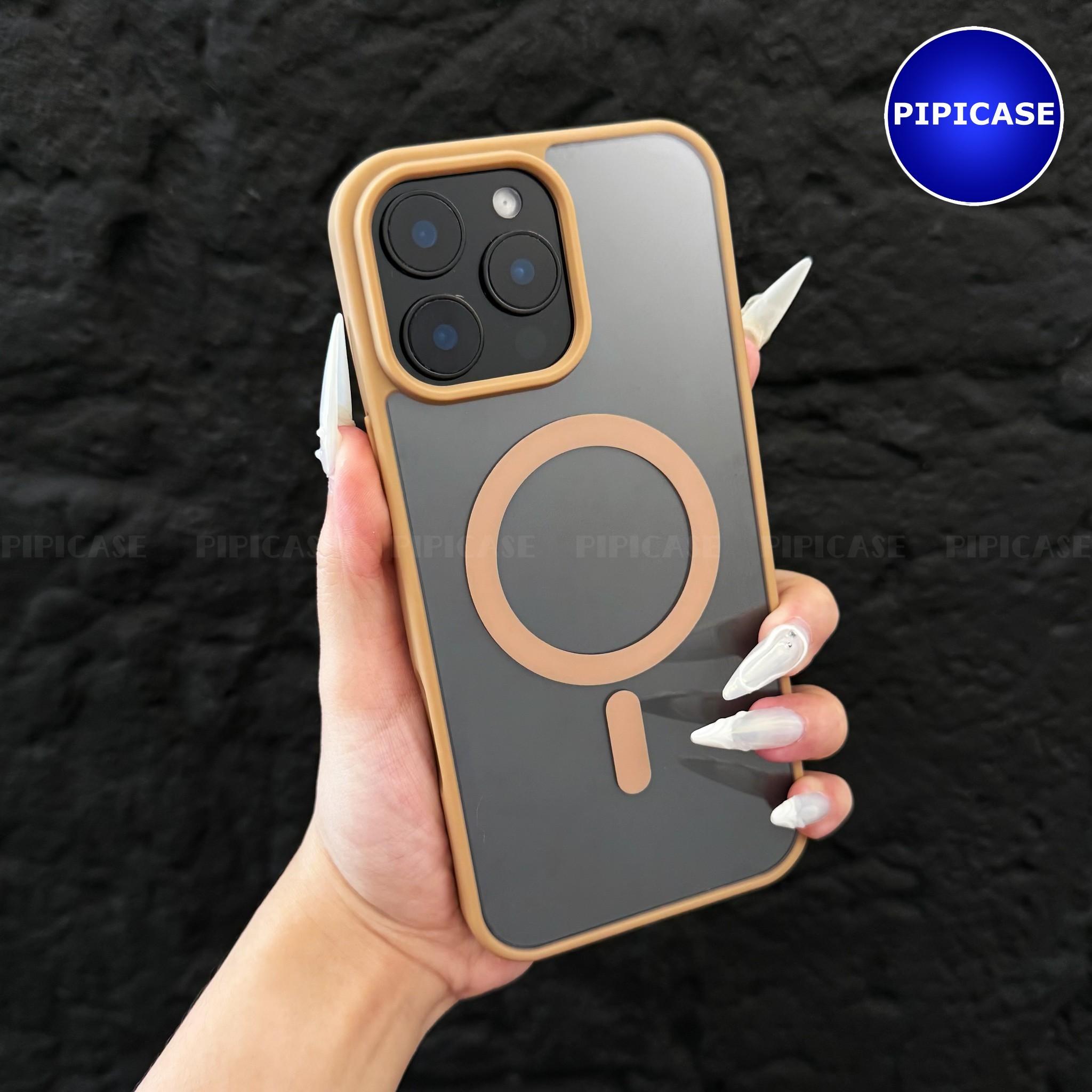 Ốp Lưng iPhone 16 Pro - Chic - Nâu Nhạt_thumbnail_6