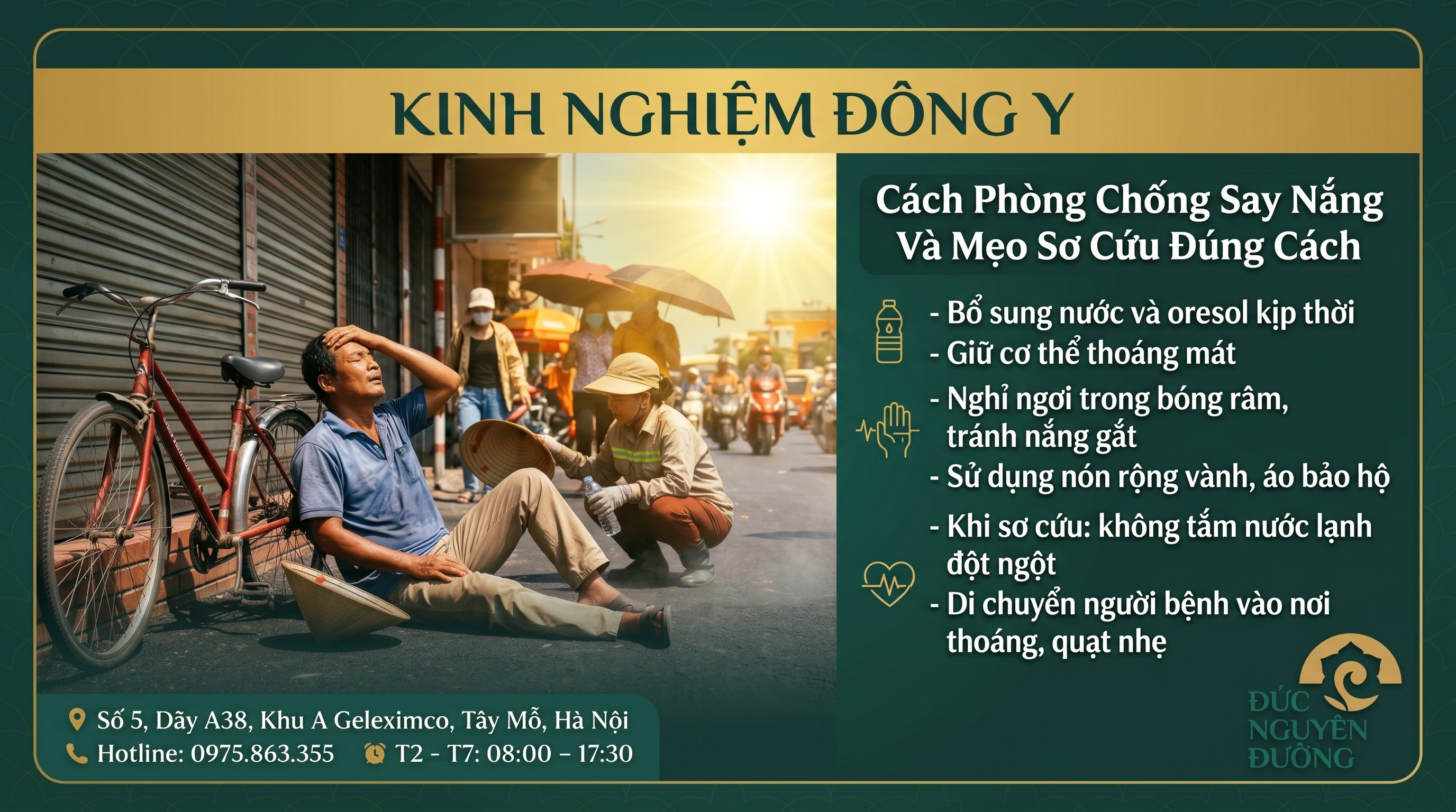 Cách Phòng Chống Say Nắng Và Mẹo Sơ Cứu Đúng Cách
