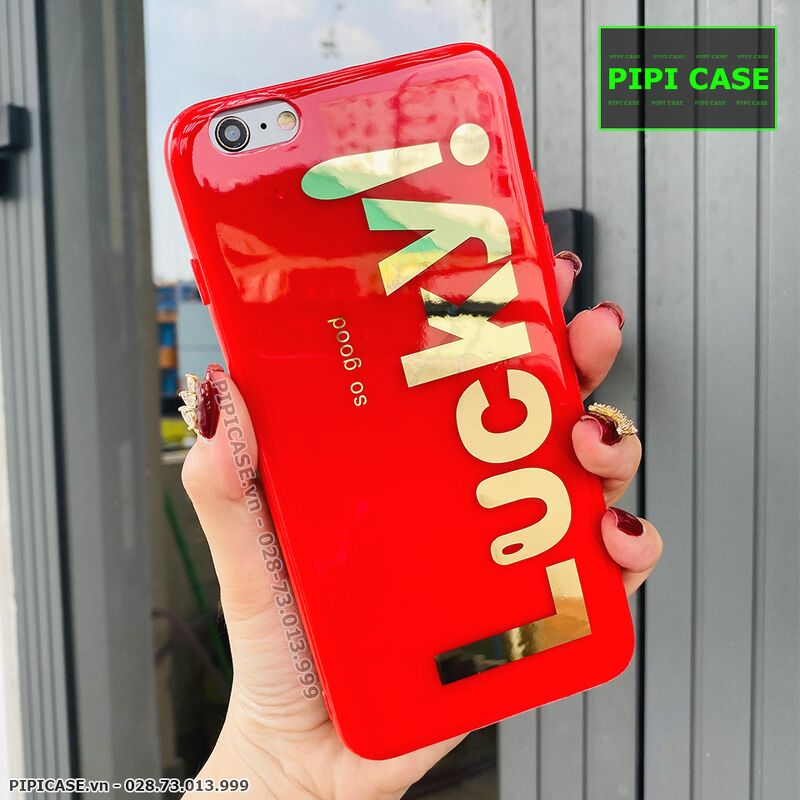 Ốp Lưng iPhone 6 Plus / 6S Plus - Lucky - Đỏ