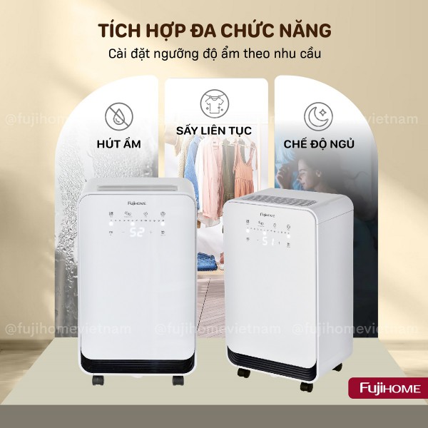 Máy hút ẩm dân dụng DH12NEW ( kết nối điều khiển wifi từ xa qua App điện thoại)_thumbnail_4