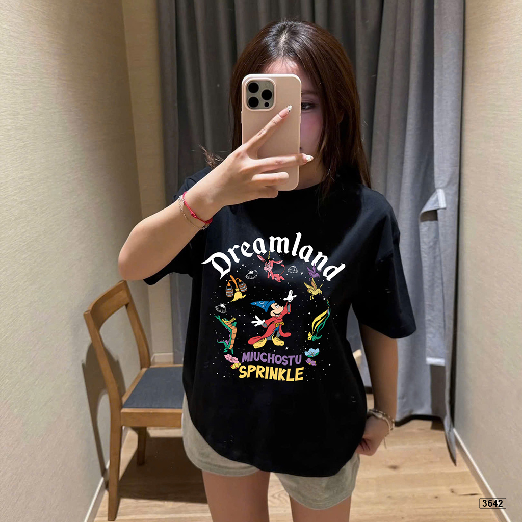 Áo thun boxy nữ Dreamland Miucho 3642_thumbnail_3