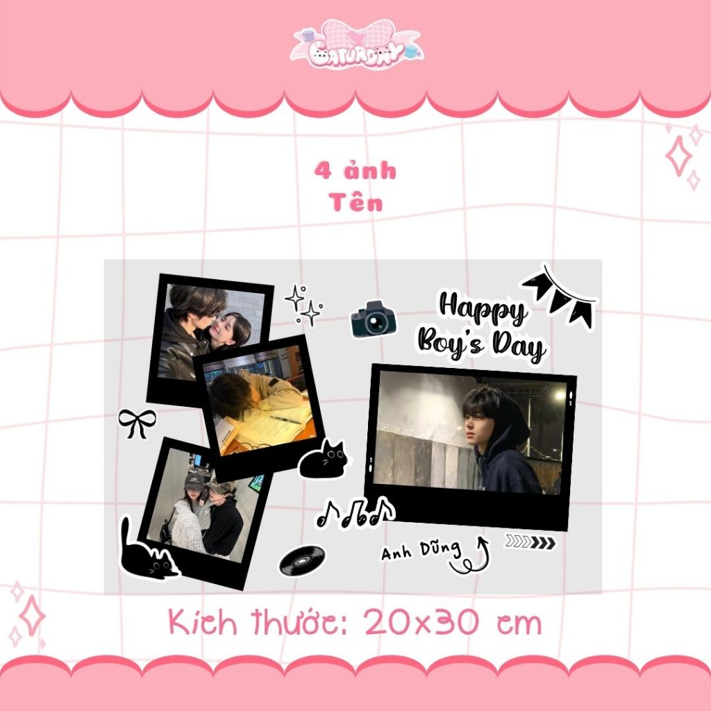 Khung ảnh TRONG SUỐT tặng bạn trai, Boy'day_thumbnail_5