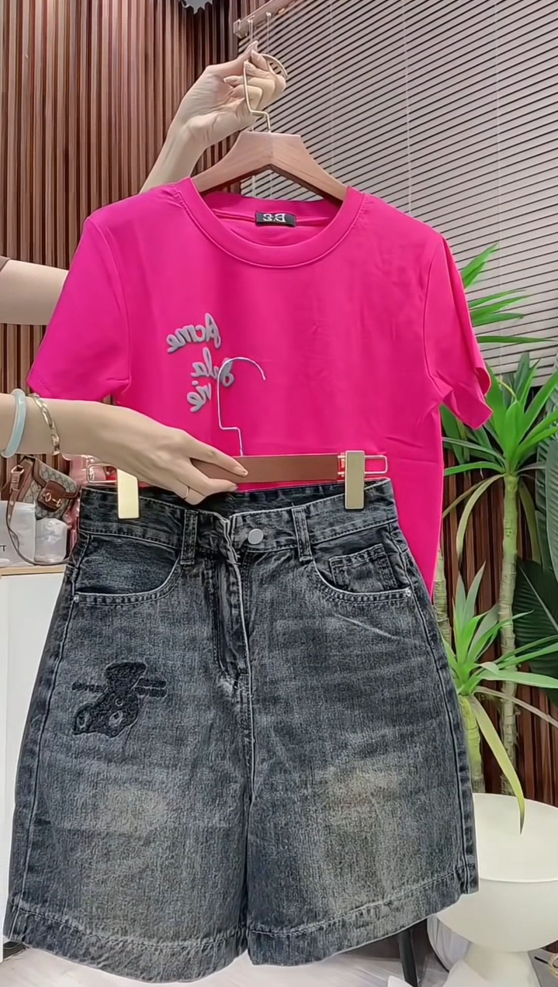 Quần short jean 754