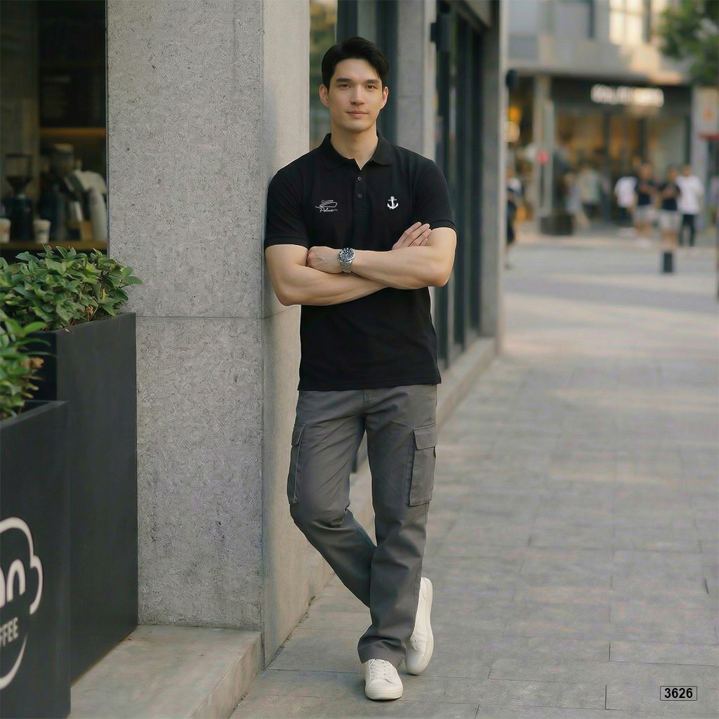 Áo polo nam chất cá sấu form vừa trẻ trung dễ phối Polux 3626_thumbnail_3