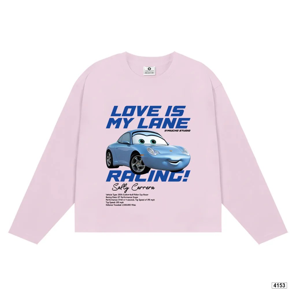 Áo thun tay dài form boxy Love Is My Lane streetwear Miucho 4153_thumbnail_11