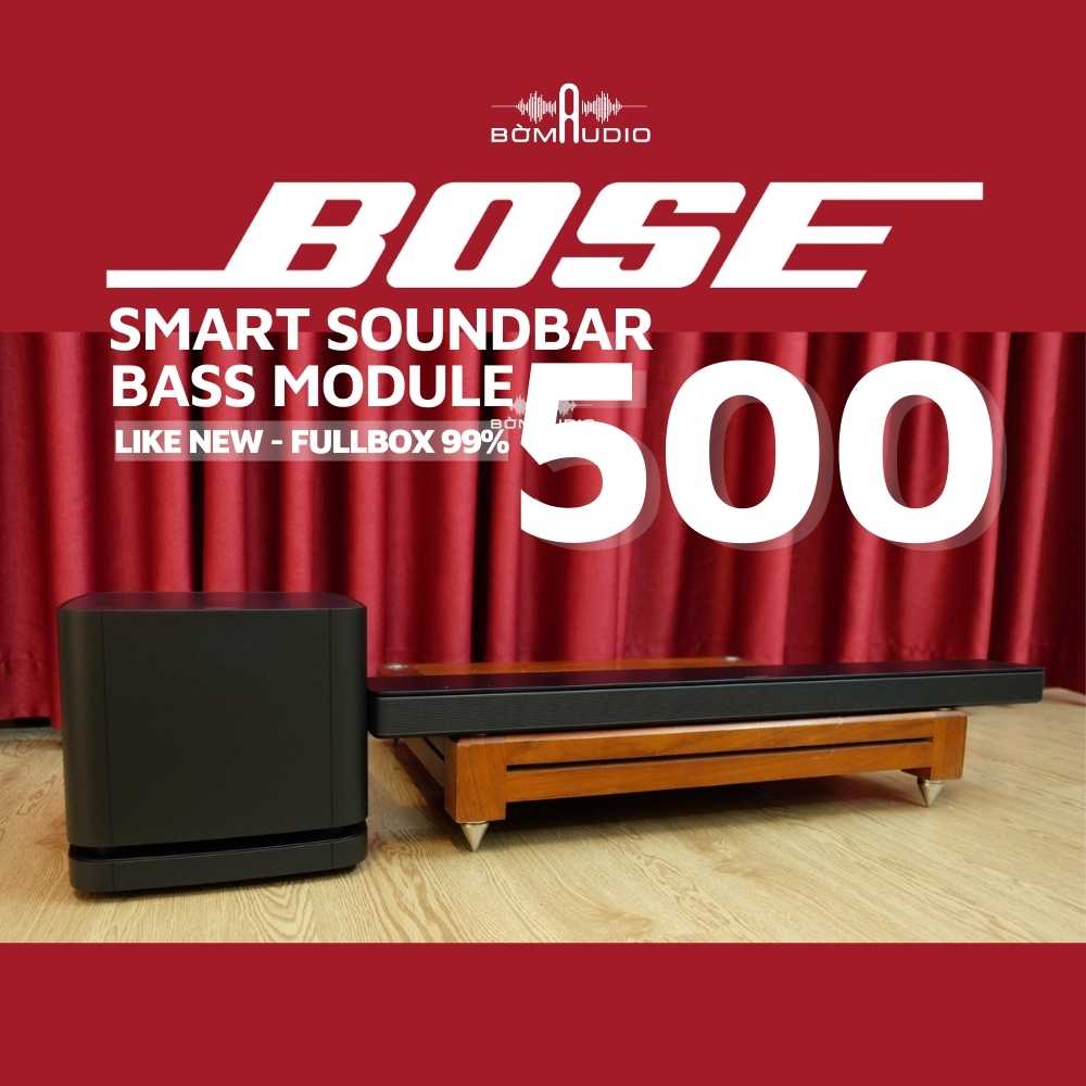 [LIKENEW-FULLBOX 99%] Dàn Soundbar BOSE SMART SOUNDBAR 500 + BASS MODULE 500_thumbnail_0