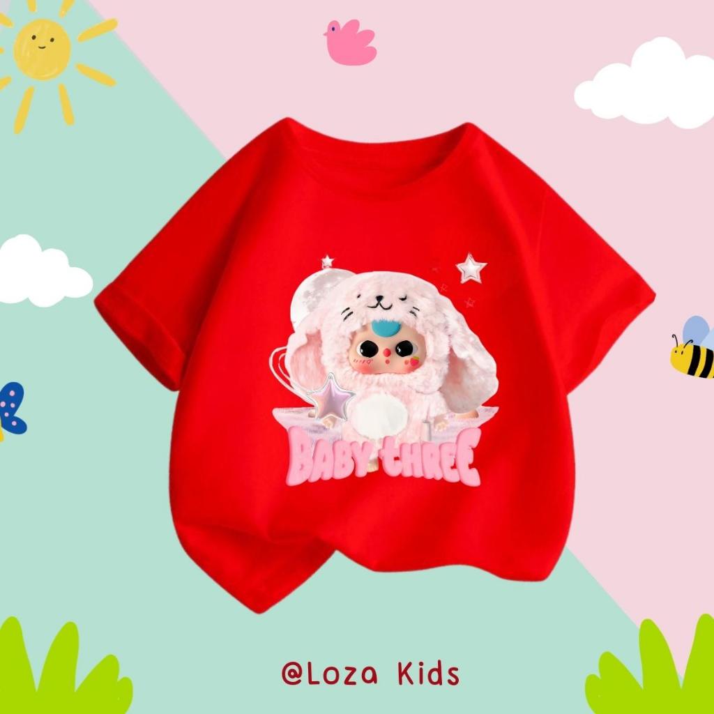 [XẢ KHO SIZE 120] Áo phông cho bé trai bé gái nhiều mẫu chất liệu thun cotton mềm mát size từ 18-22kg - Loza Kids XA0005_thumbnail_10