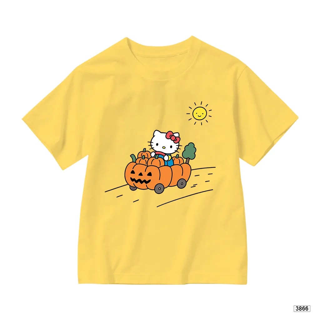 Áo thun bé gái form rộng Kittie Pumpkin Kado 3866_thumbnail_0