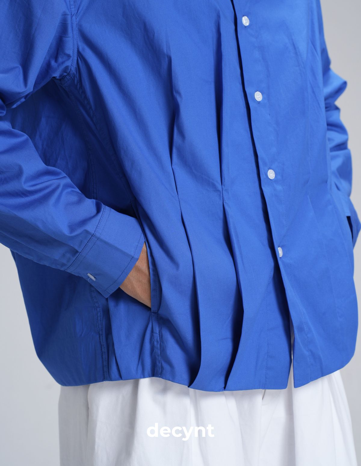Pleated shirts decynt - Áo sơ mi xếp ly chất liệu 100% cotton hàn_thumbnail_5