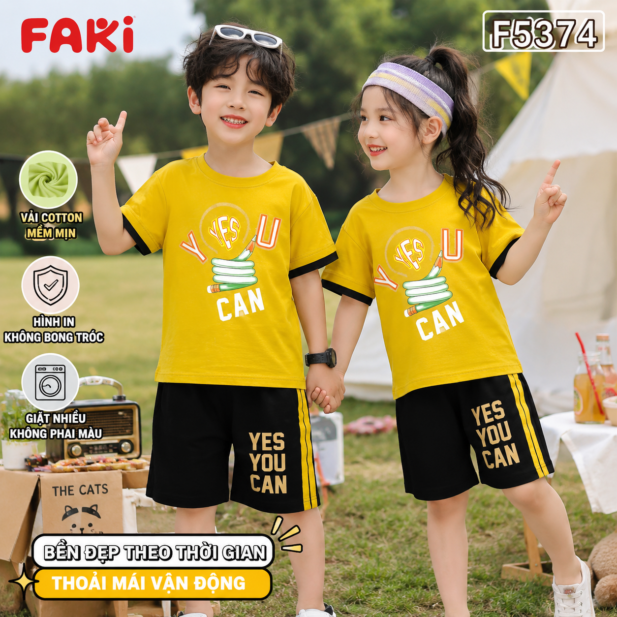 FAKI - ĐỒ BỘ TRẺ EM - F5374