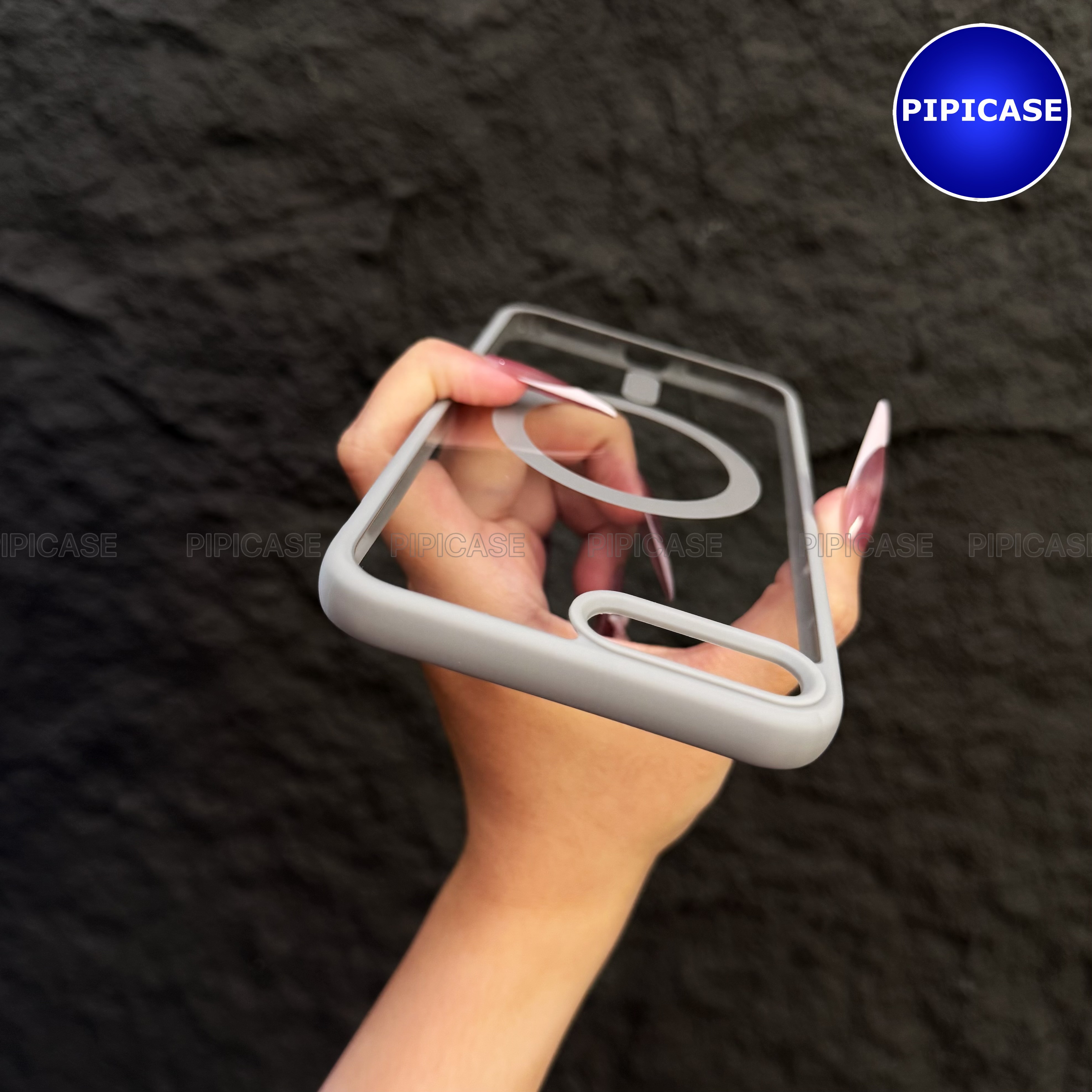 Ốp Lưng iPhone 7 Plus / 8 Plus - Chic - Xám_thumbnail_4
