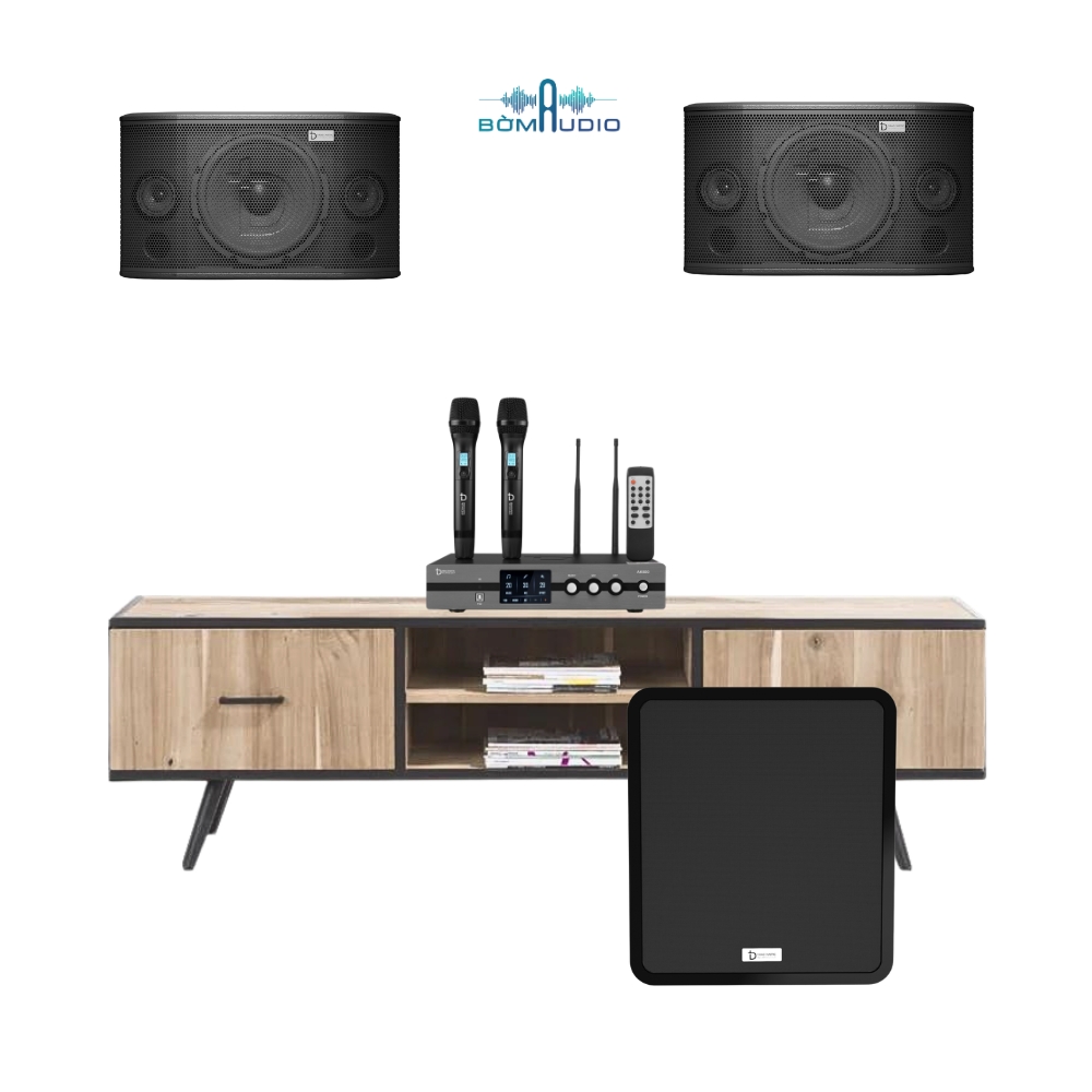 Combo Amply DBACOUSTIC AK600 + Loa DBACOUSTIC KS-X10 + Loa Subwoofer DBACOUSTIC LX S32SA - DB3_thumbnail_1